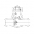 Cast Steel Pressure Seal Check Valve