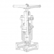 Forged Steel Globe Valve (Pressure Seal Bonnet)