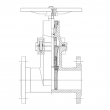 Non Rising Stem Gate Valve