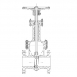 Bellows Seal Gate Valve (Flanged End)