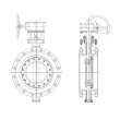 Triple Eccentric Butterfly Valve (Flanged Type)