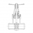 Cast Steel Pressure Seal Gate Valve