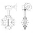 Resilient Seated Butterfly Valve (Lug Type)